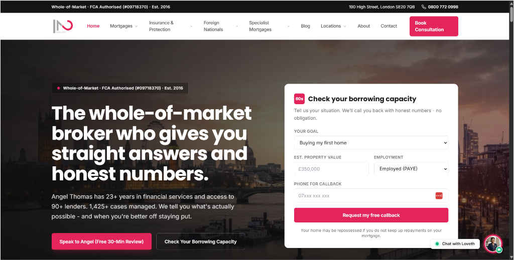Whole-of-Market UK Mortgage Acquisition Funnel